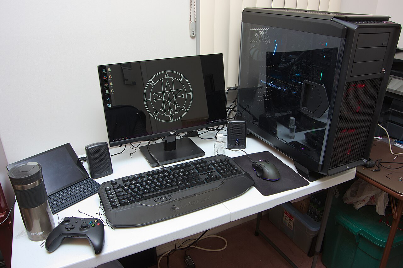 setup gaming PC